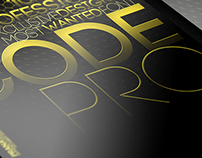 Code Pro Typography Font Poster!