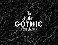 The Modern Gothic Fonts Bundle