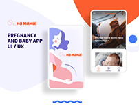 Pregnancy Tracker & Baby App - UX/UI Concept