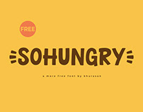 Sohungry Font free for commercial use