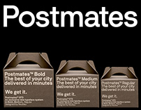 Postmates, Logotype/Corporate Font (2017)