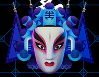 Peking opera face painting