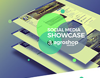Social Media Showcase Agroshop.com.br