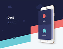 DoxE - Mobile app UI/UX design
