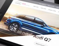 Audi Website Concept