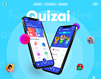 Quizai - Quiz/Learning iOS Mobile App UI