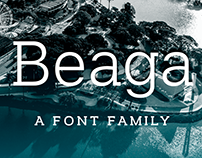 Beaga / slab serif font family