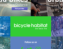 Bicycle Habitat / NYC Website Redesign