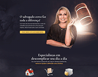 Landing Page para Advocacia | Andrea Vieira