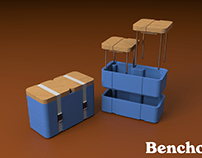 Bencho | Mobile VR Storage & Seating