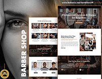 Saloon WordPress Landing Page Design