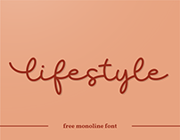 lifestyle // free handwritten font