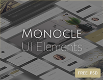 FREEBIE : Monocle UI Elements