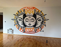 Yoga Mural