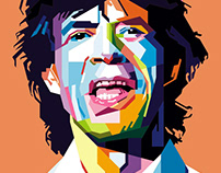 Jagger Pop Art WPAP