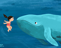 Whale and the girl