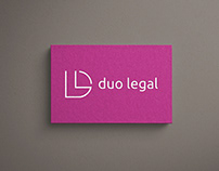 Minimalistic logo for a law firm