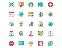 Colored Webhosting Icons