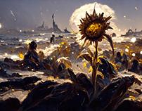 Sunflower & sky