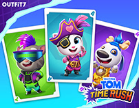 Talking Tom: Time Rush. Characters stickers