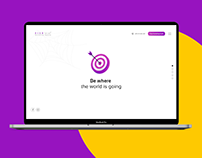 Marketing Fullscreen website UI/UX
