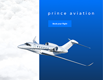 Prince Aviation - Website redesign
