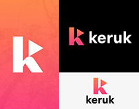 K Letter Logo - K Logo Mark - K Icon - Keruk