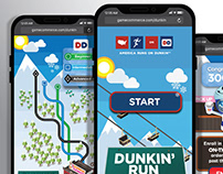 UX-UI Mobile games for Dunkin' Donuts