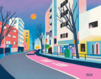 Illustrations| Tokyo streets