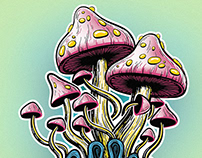 Pinky mushroom squad