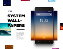 Preo Smartphone System Wallpapers