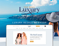 The Real Luxury resale webshop design