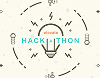 Elevate Hackathon Graphics (Print + Screen)
