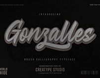 GONZALLES BRUSH CALLIGRAPHY - FREE FONT