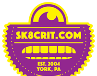 Sk8Crit.com Die cut Stickers