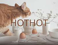Online store of handmade ceramics