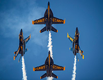 US Navy Blue Angels — Seven minute air show