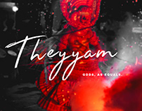 Theyyam. Gods, as equals.