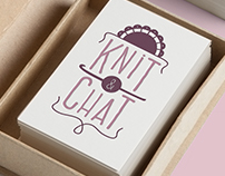 Knit&Chat, Logo restyling and Business Card (Dec 2015)