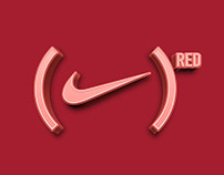 Nike Glowing (RED) - 50km World Charity Run | Concept