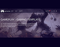 Gameplay Gaming Website Design