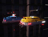 The Fifth Element voxel cars