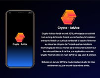 Crypto Advice Mobile App Design