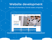 Website development for Tomsk state university