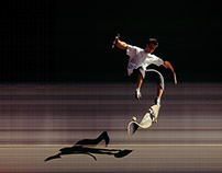 Synchroballistic skateboarding