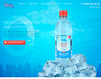 Austrian Water VitaOxy website design