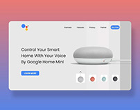 Google Home Mini UI design concept