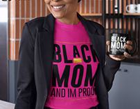 Black Mom Shirts StirTshirt