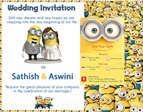 Wedding Invitation - Minion Theme