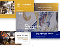Web design for The Gaudi Academia of Knowledge